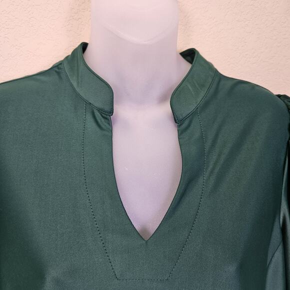 Jude Connally Tammi Dress Womens M Evergreen Tiered Cocktail Holiday Party Mini - Picture 4 of 16